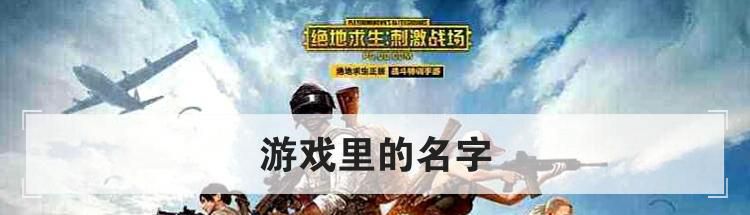 游戏里的名字
