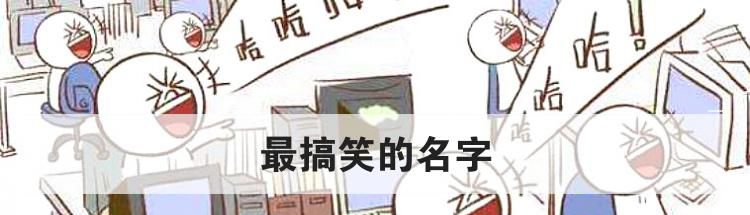 最搞笑的名字