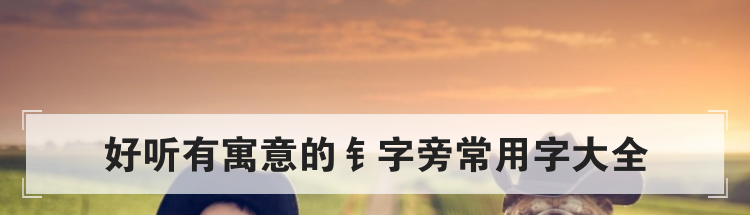 好听有寓意的钅字旁常用字大全