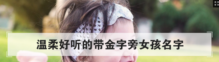 温柔好听的带金字旁女孩名字