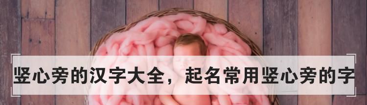 竖心旁的汉字大全，起名常用竖心旁的字