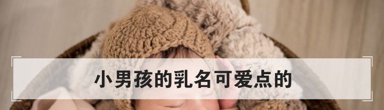好听可爱的男宝宝乳名精选大全