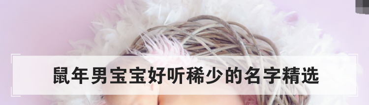 鼠年男宝宝好听稀少的名字精选