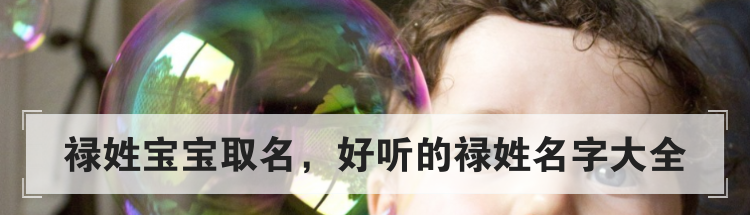 禄姓宝宝取名,好听的禄姓名字大全