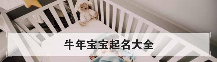 属牛宝宝取名方法,牛宝宝取名大全