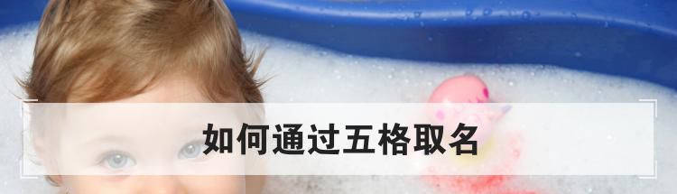 如何通过五格取名
