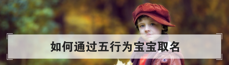 如何通过五行为宝宝取名