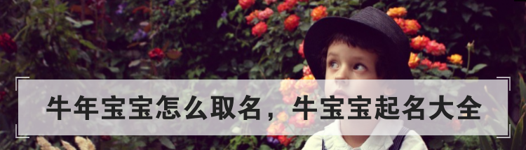 牛年宝宝怎么取名，牛宝宝起名大全