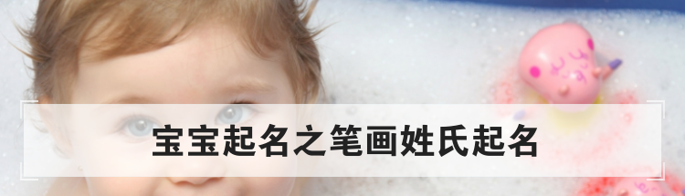 宝宝起名之笔画姓氏起名