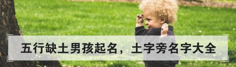 五行缺土男孩起名,土字旁名字大全