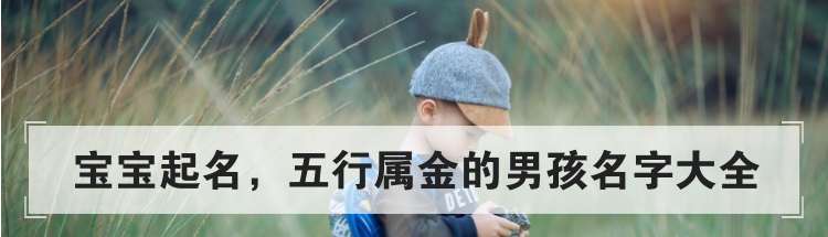 宝宝起名,五行属金的男孩名字大全