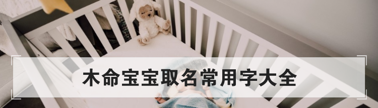 木命宝宝取名常用字大全