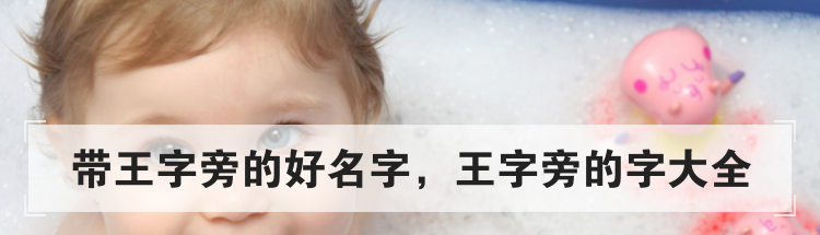 带王字旁的好名字，王字旁的字大全