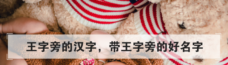 王字旁的汉字，带王字旁的好名字
