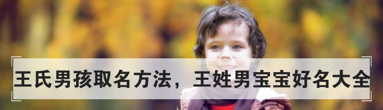 王氏男孩取名方法，王姓男宝宝好名大全