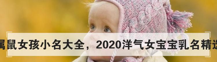 属鼠女孩小名大全，2020洋气女宝宝乳名精选