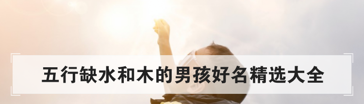 五行缺水和木的男孩好名精选大全
