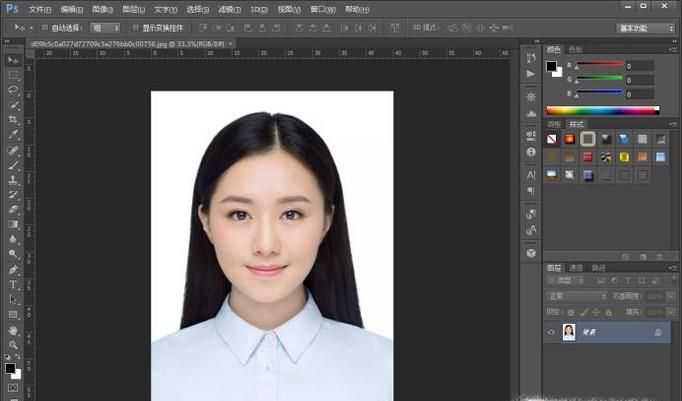 求职 证件照如何改变背景颜色(蓝底、红底)