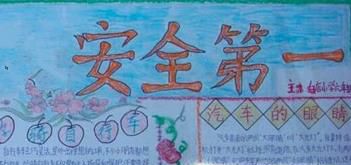 关于安全的手抄报图片