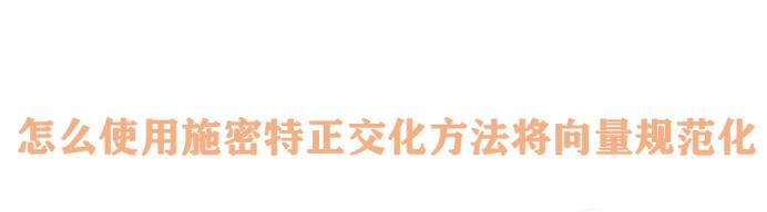 怎么使用施密特正交化方法将向量规范化