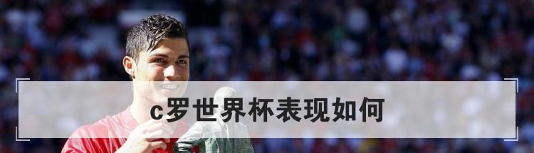 c罗世界杯表现如何