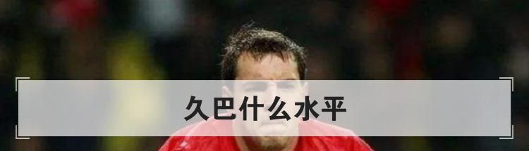 久巴什么水平