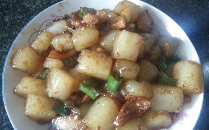 在家怎么做辣炒凉粉？