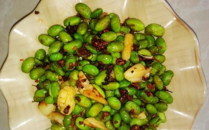 香辣毛豆的做法