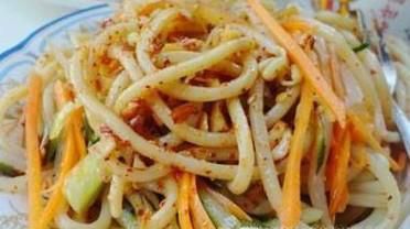 凉拌方便面的制作方法