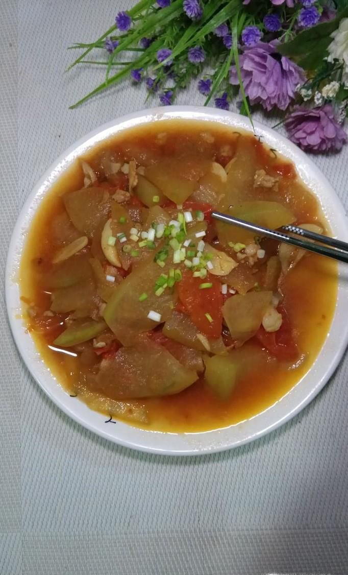 怎样做美味的冬瓜番茄炒肉末？