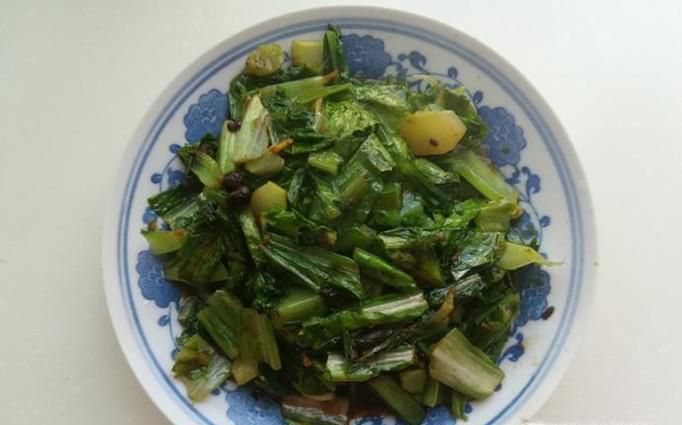 酱香豆豉油麦菜的做法