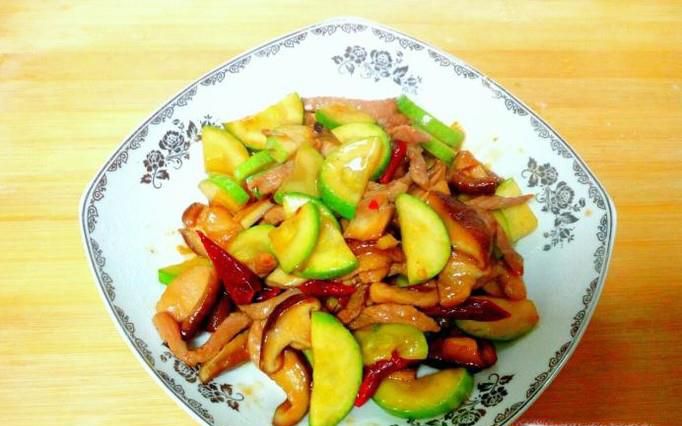 肉炒角瓜香菇的家常做法
