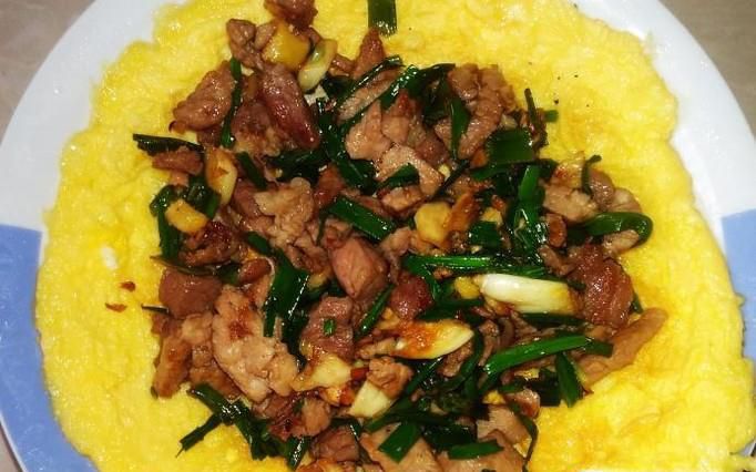 蛋饼肉末的做法