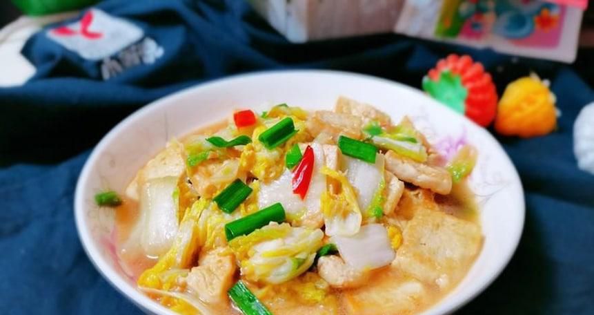 白菜炒豆腐怎么做