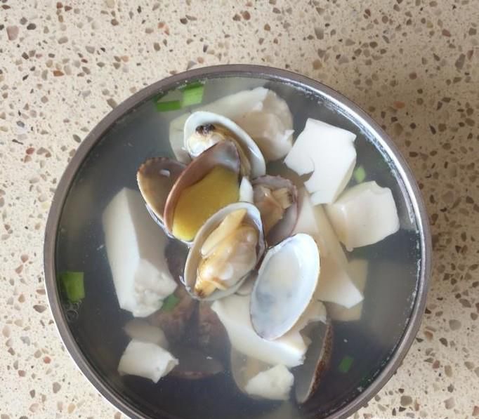 夏日爽口汤之花蛤豆腐汤