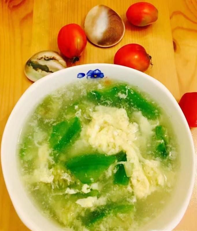 丝瓜鸡蛋汤下奶汤