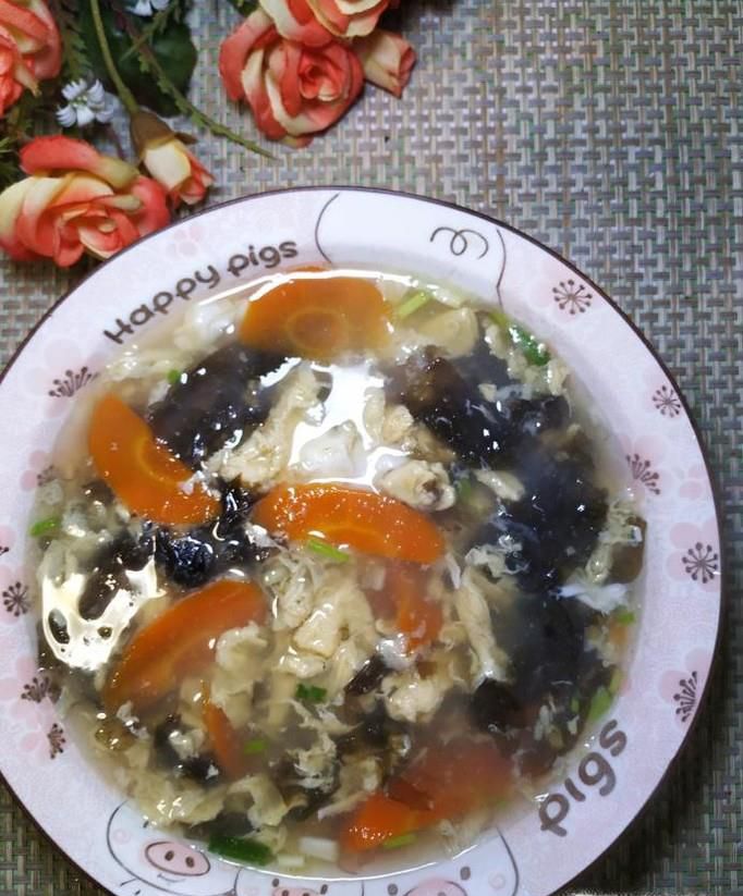 怎样做美味的紫菜胡萝卜蛋花汤？