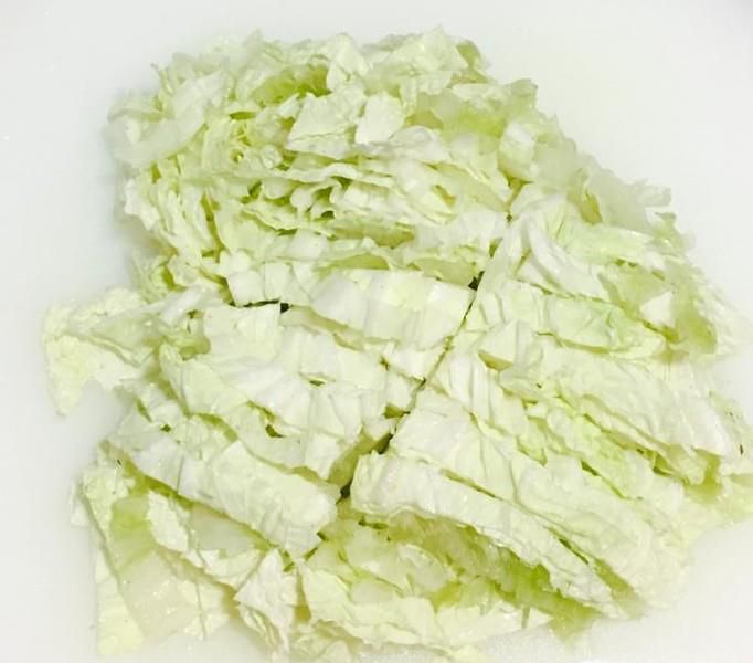 大白菜热汤面的家常做法