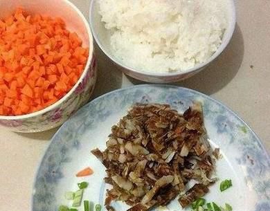培根蔬菜炒饭的制作方法