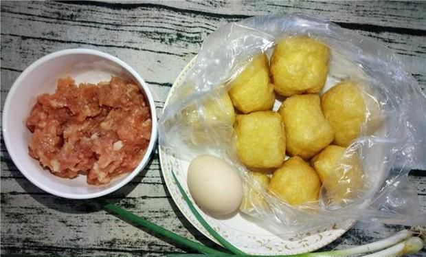 油豆腐酿肉的家常做法