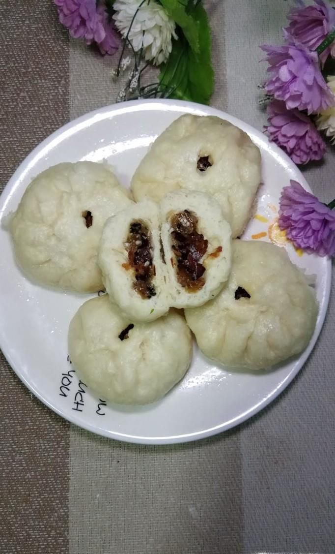 怎样做红枣葡萄干儿黑芝麻包子？