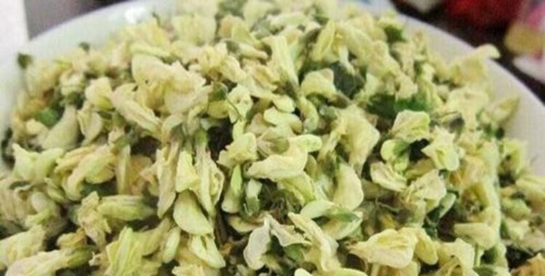 洋槐花怎么晒干喝茶好呢