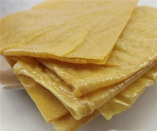 美食手工干豆腐皮如何泡开切好
