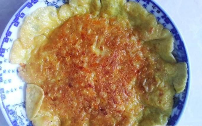 红萝卜鸡蛋饼的做法