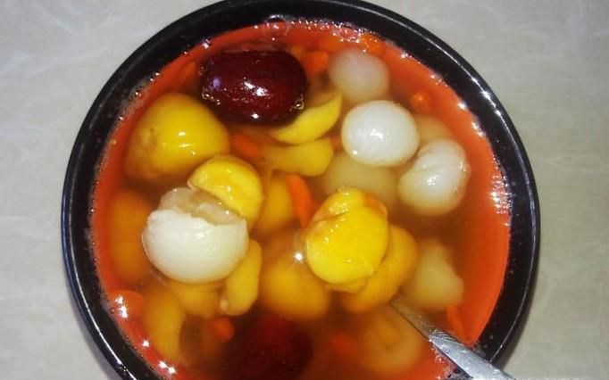 板栗龙眼糖水的做法