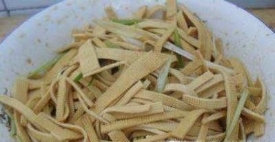 家常凉拌干豆皮