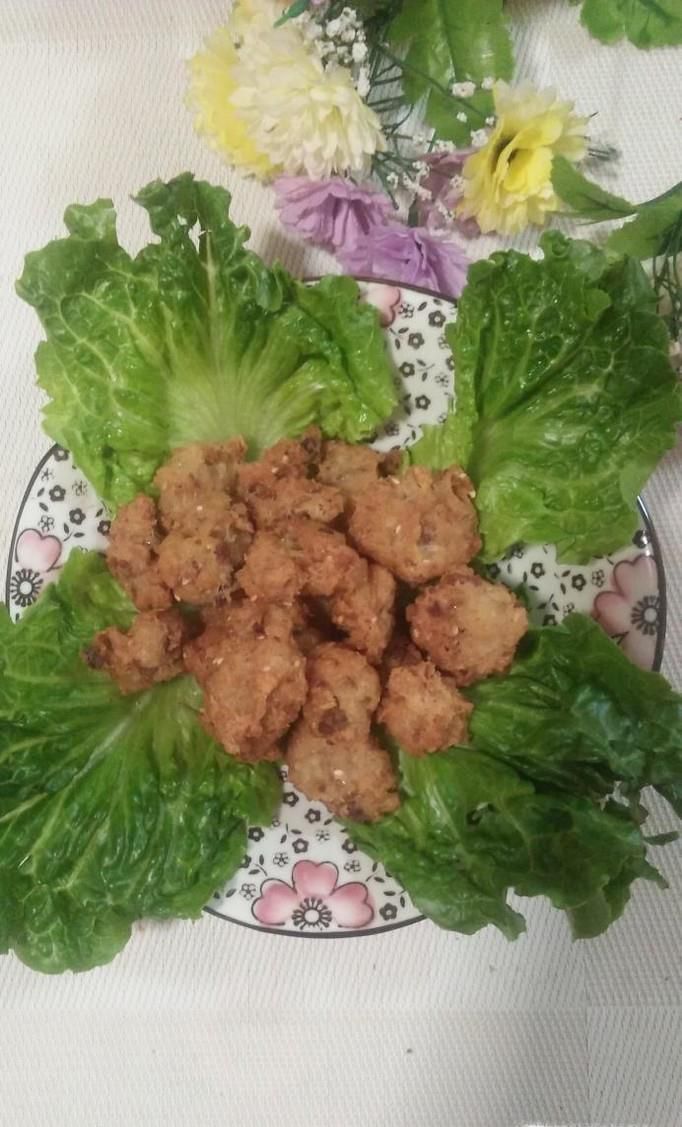 怎样用馒头做香酥可口的牛肉丸子？