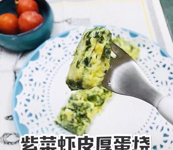 如何做紫菜虾皮厚蛋烧?