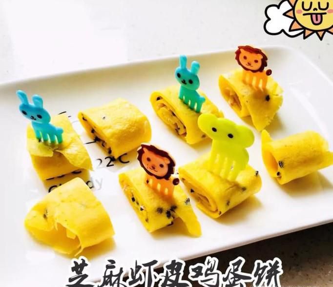 如何做芝麻虾皮鸡蛋饼？