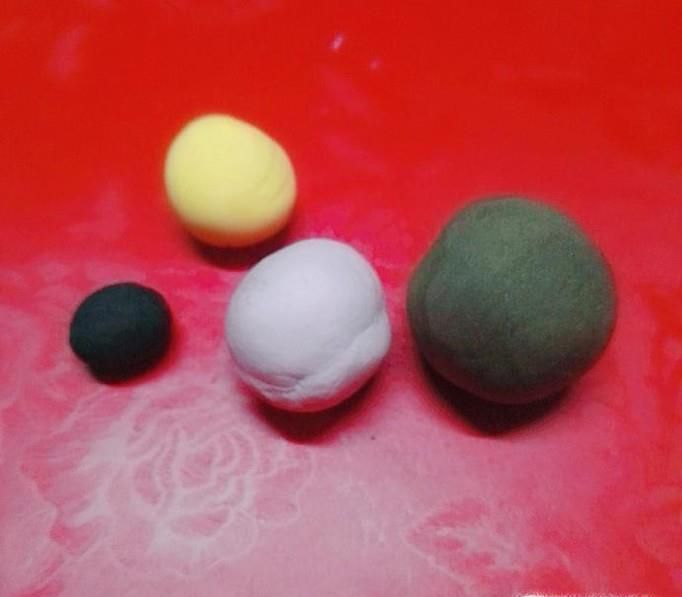DIY轻松熊超轻粘土教程